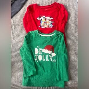 2 T Christmas Shirt Bundle